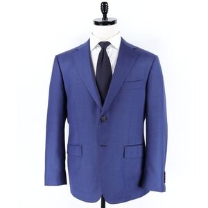 Suitsupply Suit  42S Blue Zignone Super 110's Wool Napoli Single Breasted